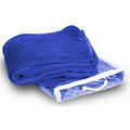 Micro Plush Coral Fleece Blanket --50X60 Royal (Embroidered) ***FREE RUSH***